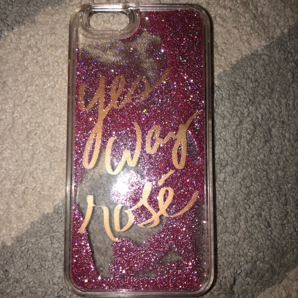Pink Sparkley iPhone 6 Case - Picture 1 of 4